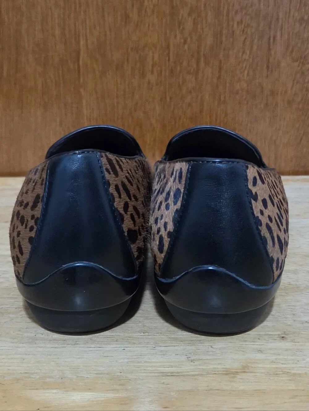 Dansko Olivia Women Leopard Calf Hair Leather Loafers Slip On Shoes 38 /US 7.5/8